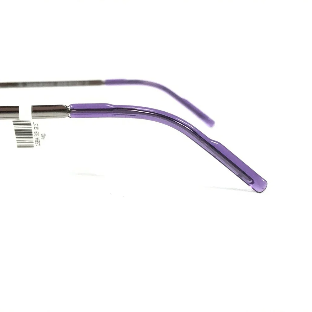 Emporio Armani Petite Eyeglasses Frames EA9029 8A0 Purple Silver 50-19-130